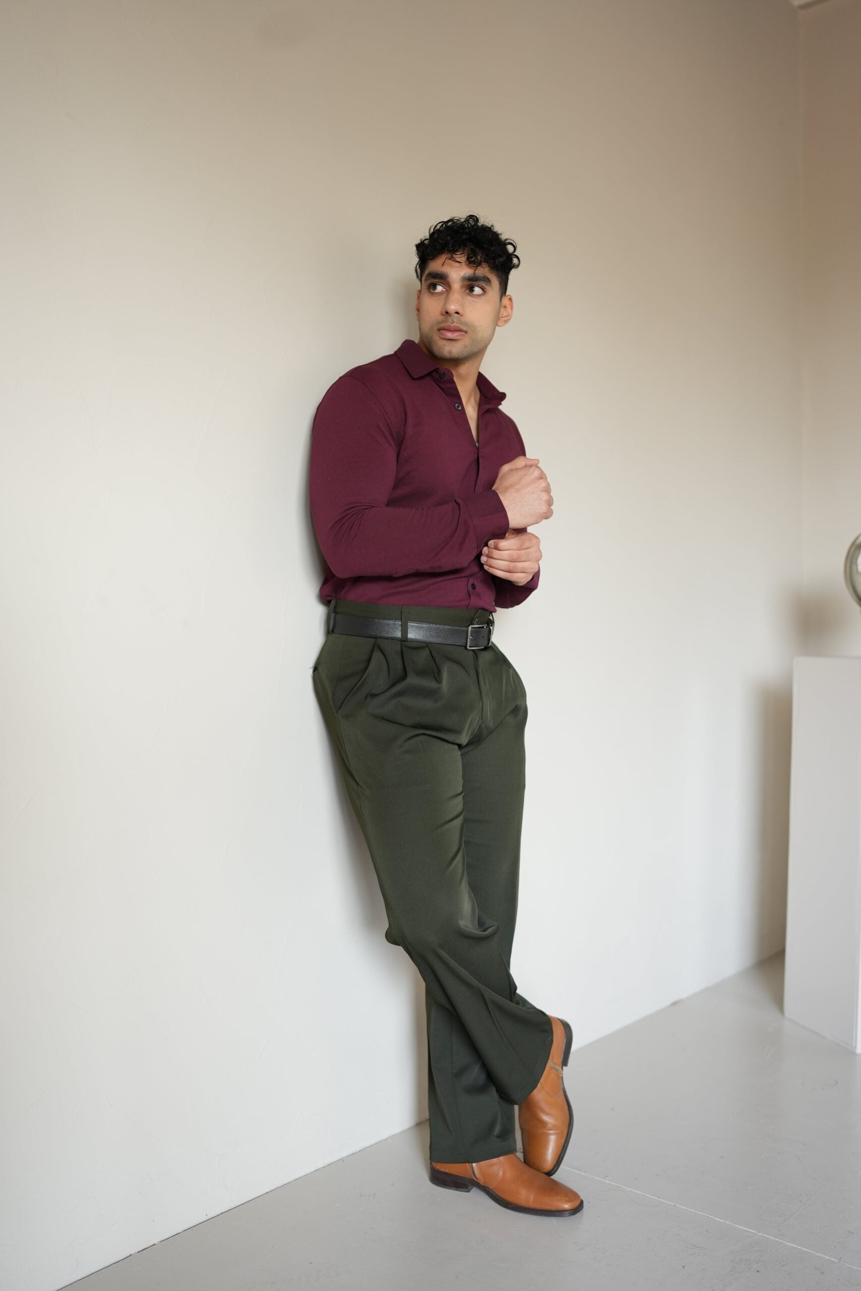 Spy Shirt -Wine
