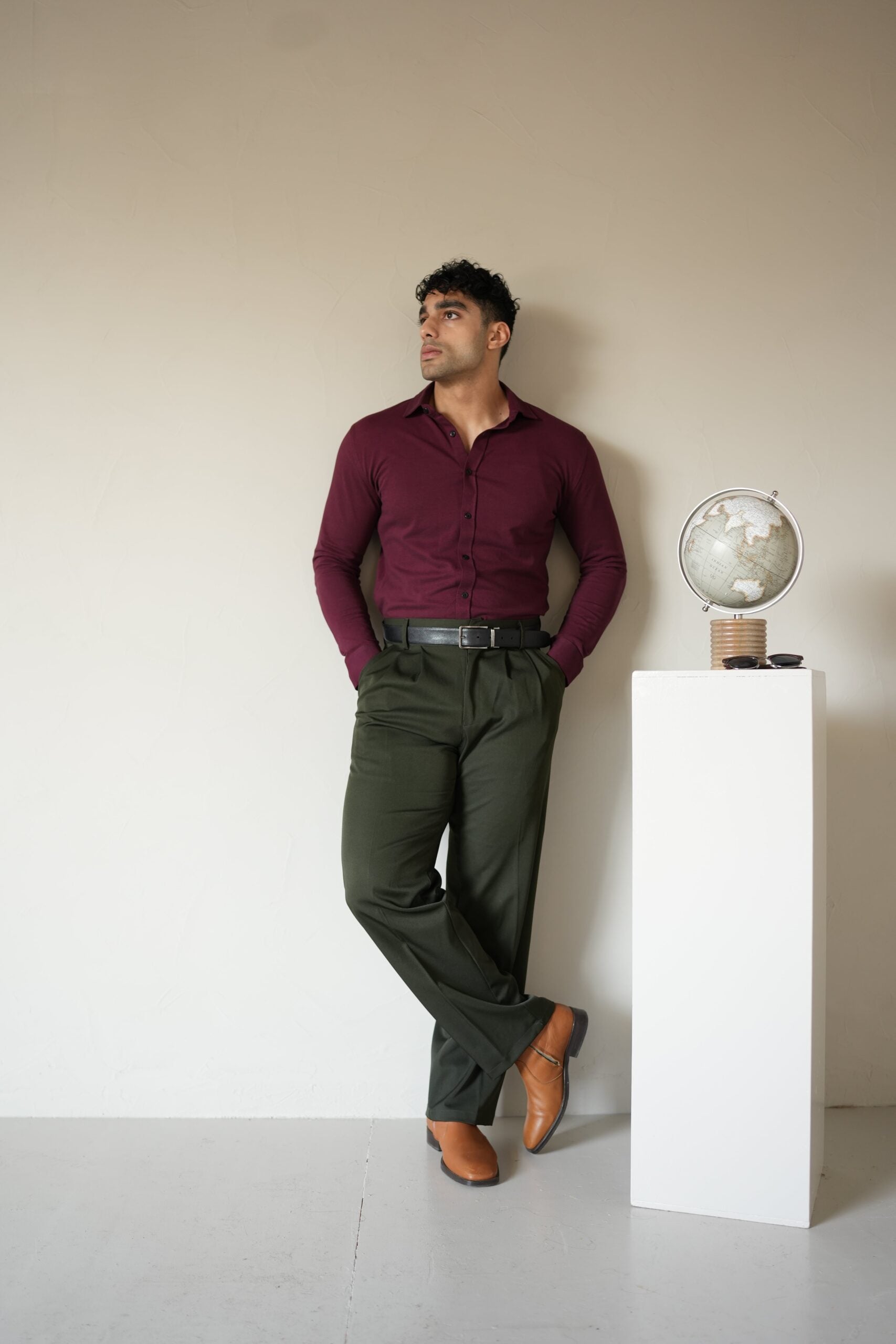 Spy Shirt -Wine