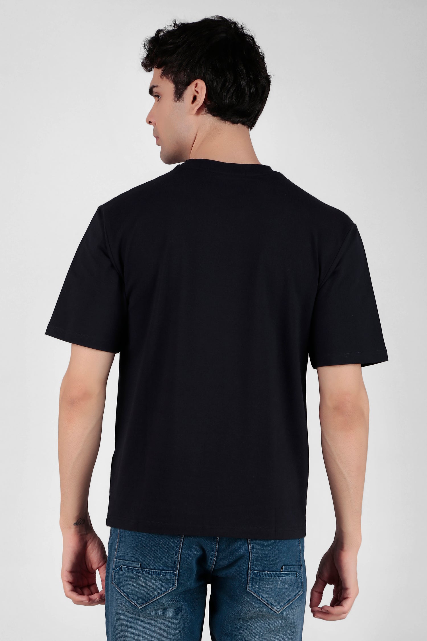 Jeep Printed Black T-Shirt