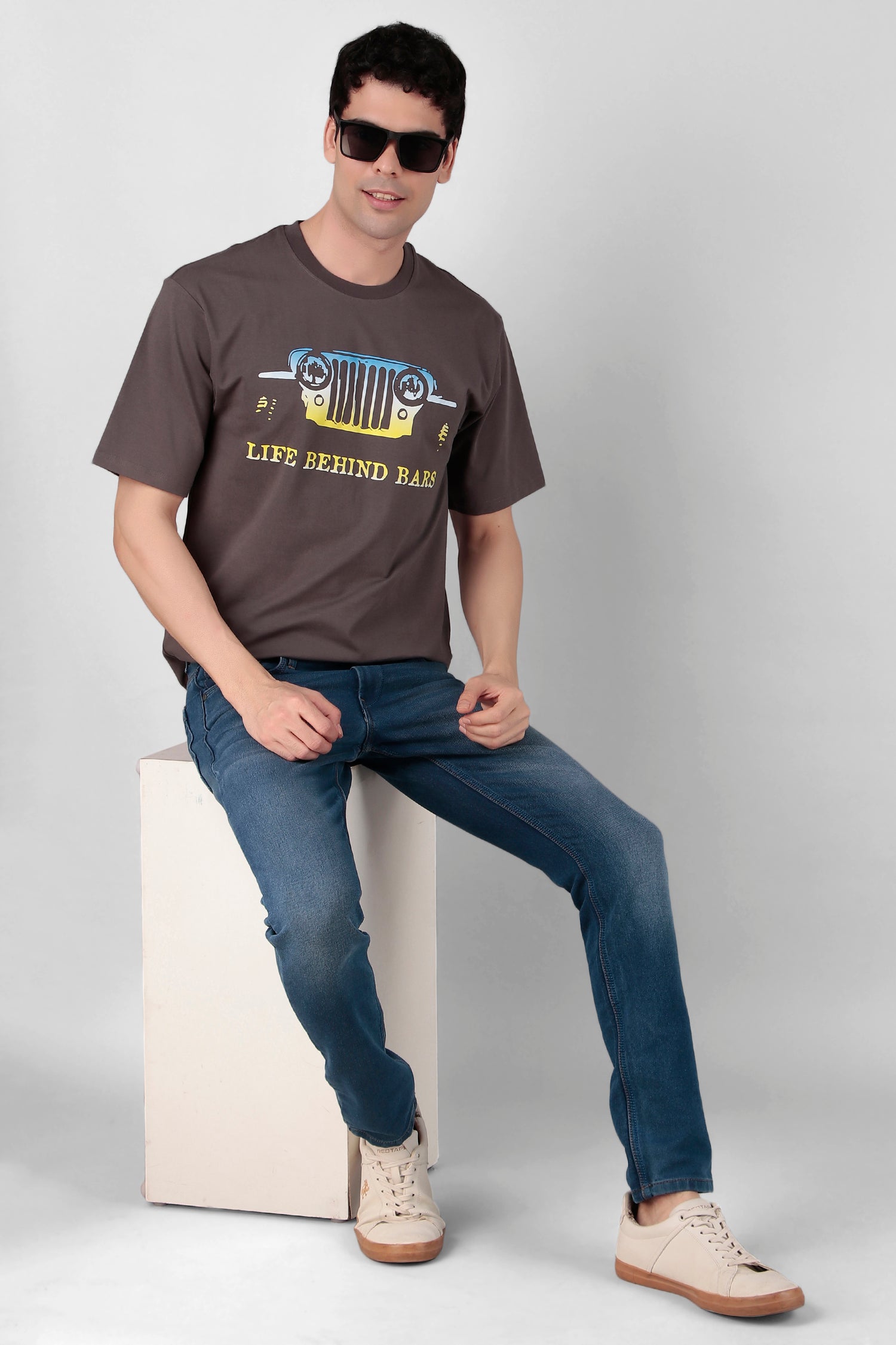 Life behind bars Printed T-Shirt