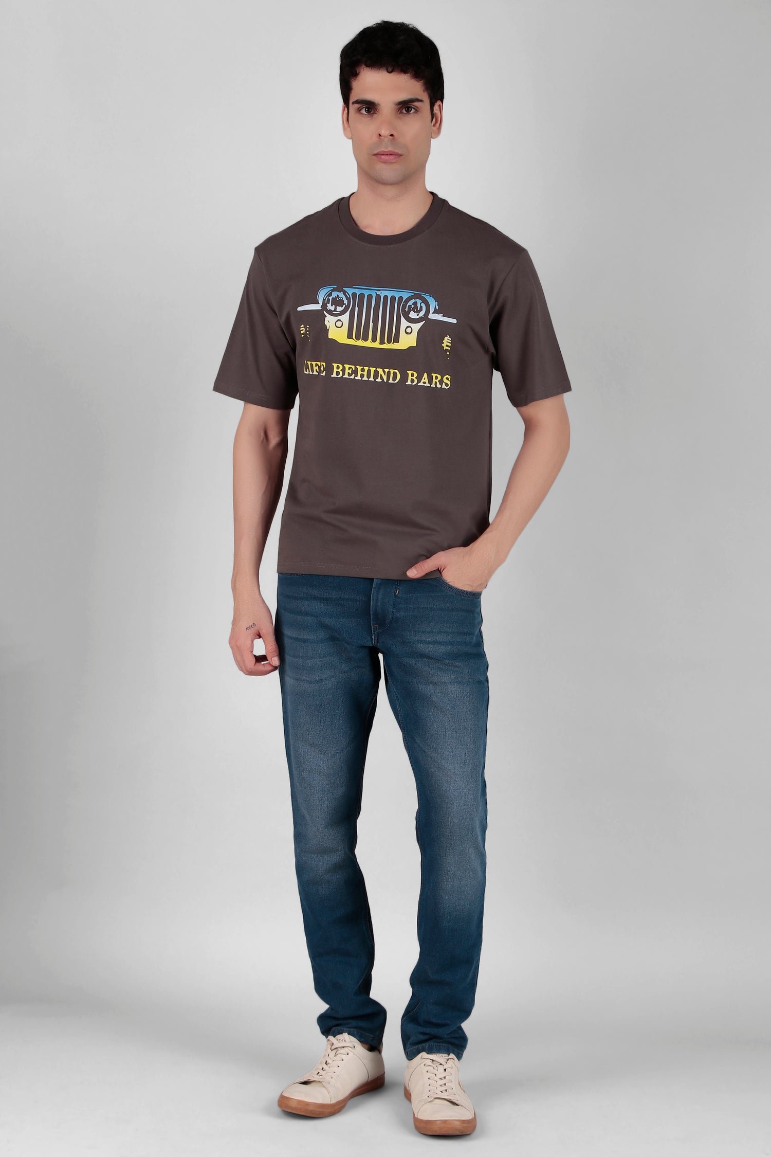 Life behind bars Printed T-Shirt