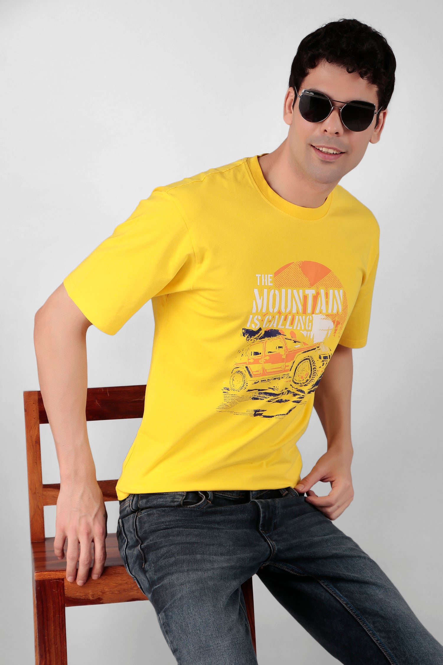 Mountain is calling Printed T-Shirt