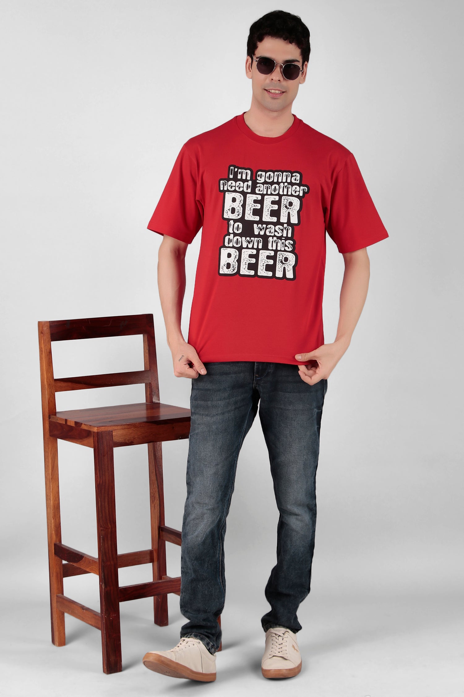 Beer Printed T-Shirt