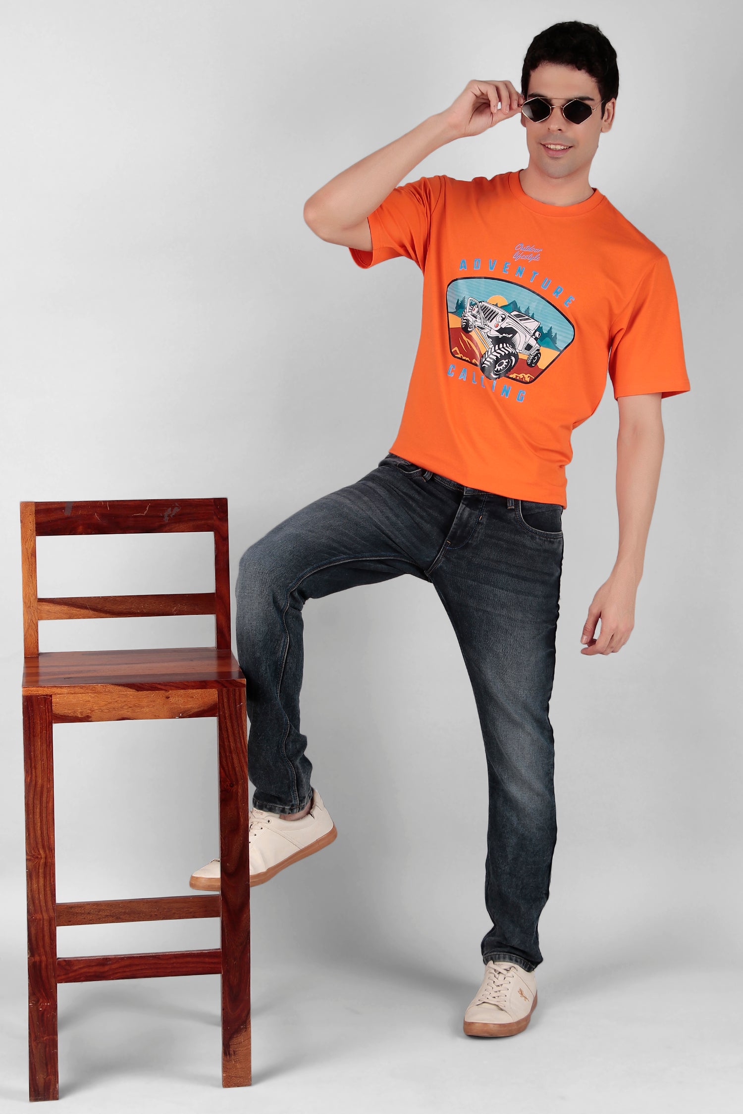 Adventure Calling Printed T-Shirt