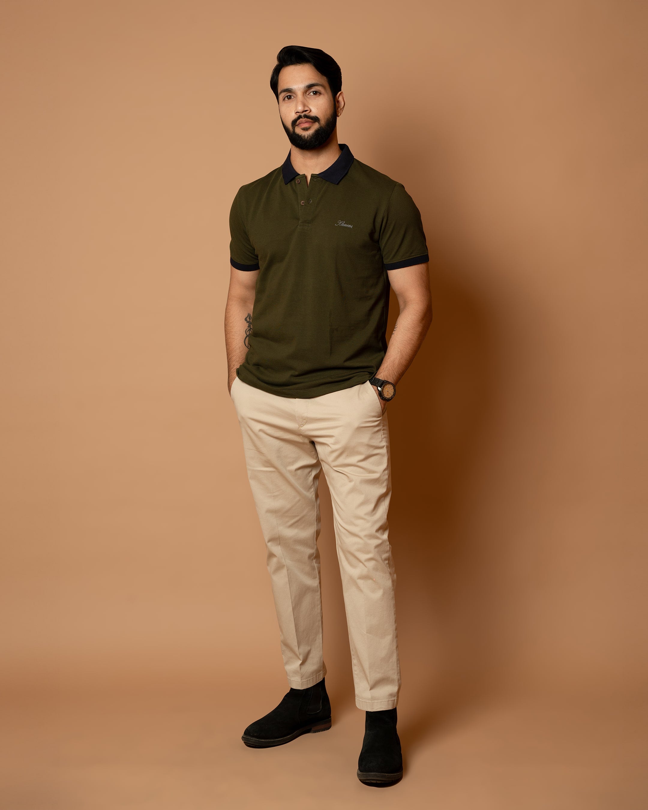 Olive Green Classic Polo