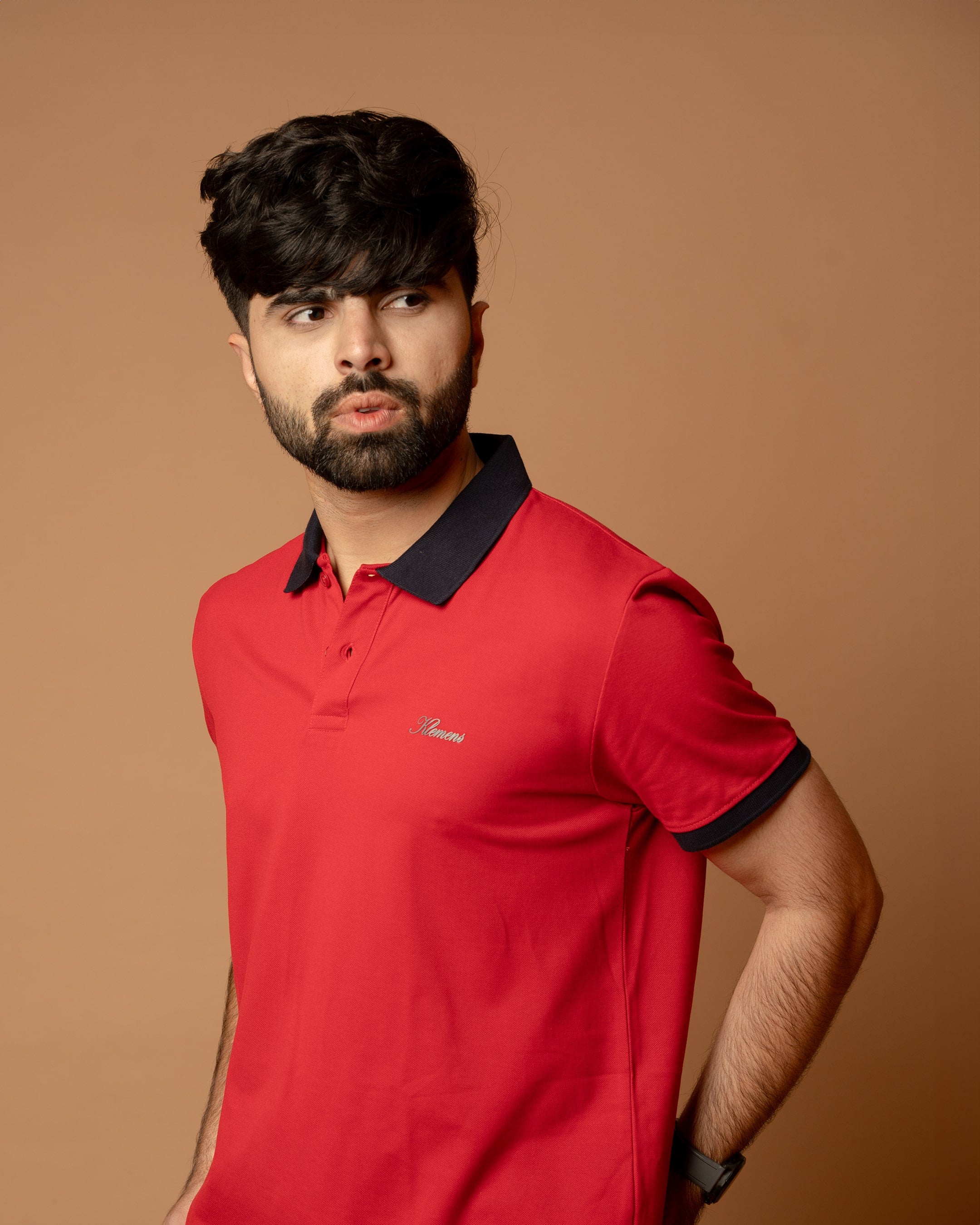 Red Classic Polo