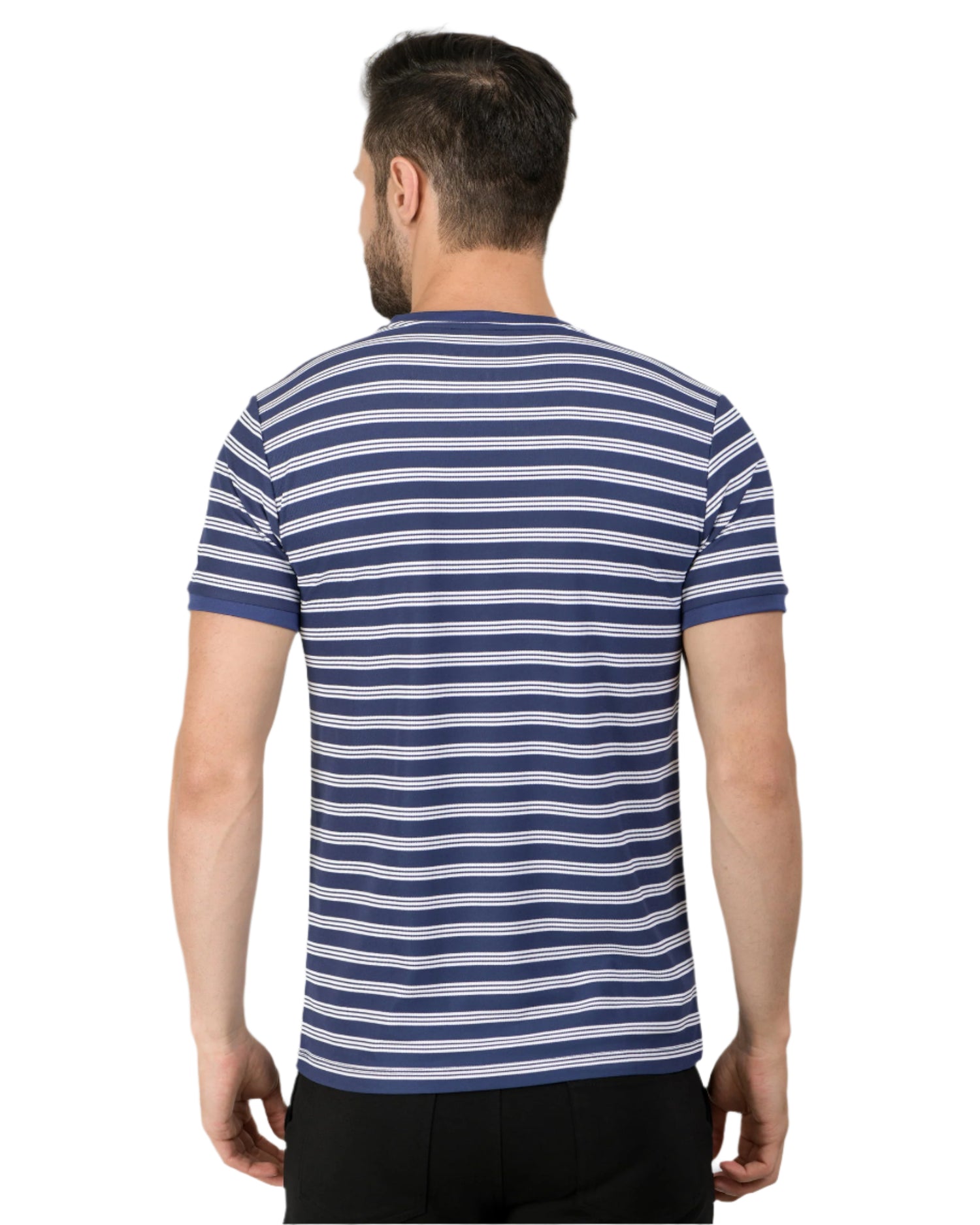Stripe End Tees – Navy
