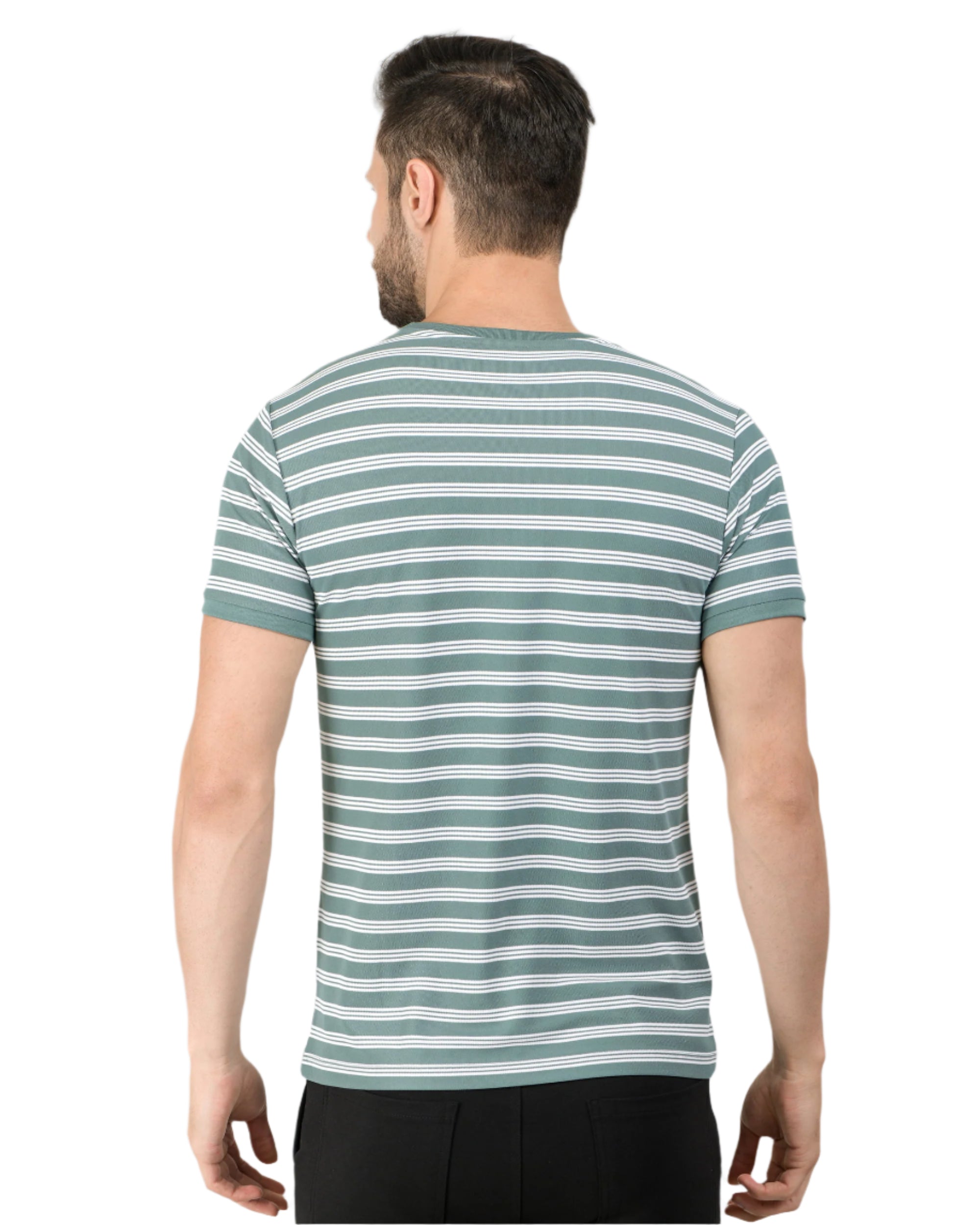 Stripe End Tees – Green