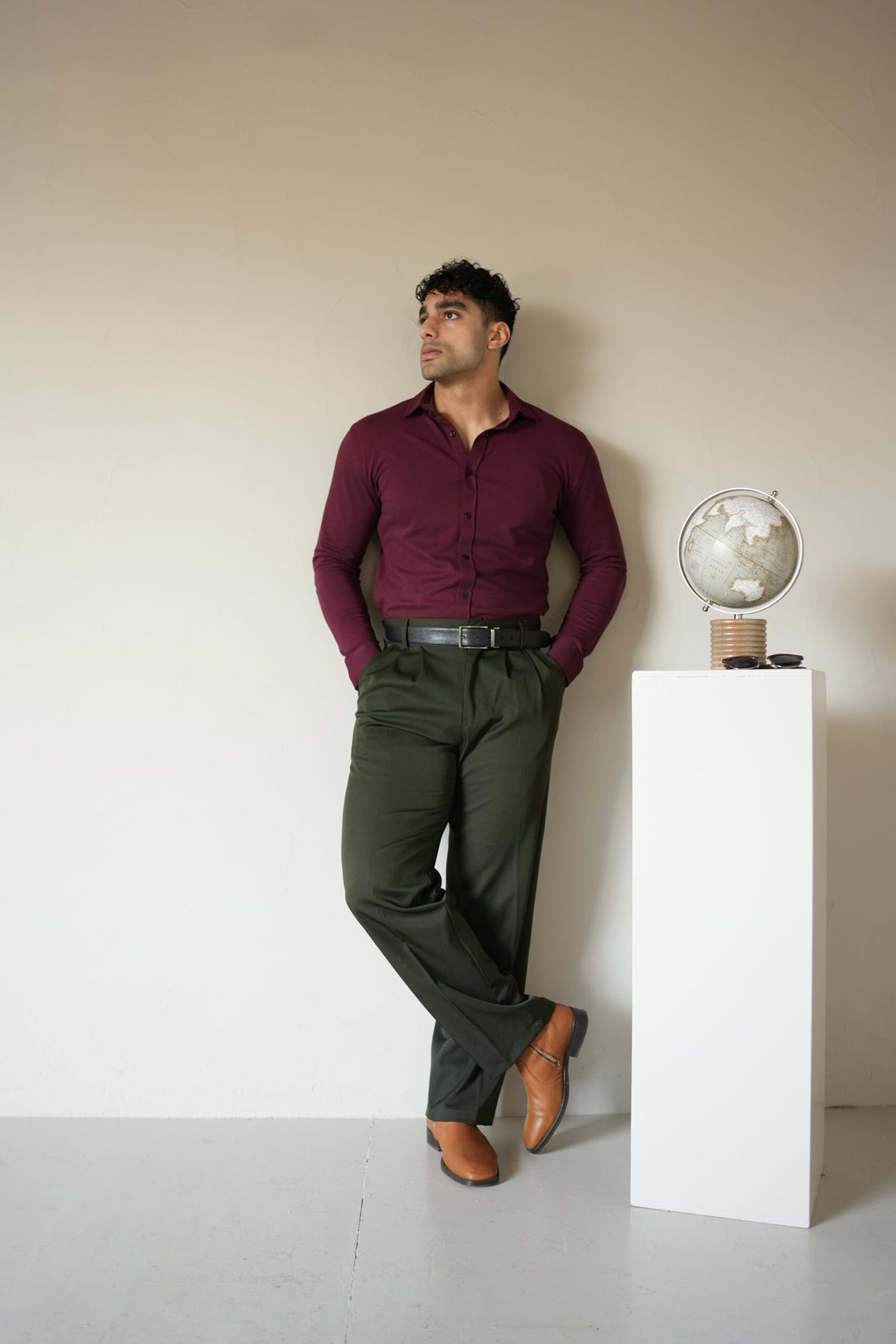 Spy Shirt -Wine