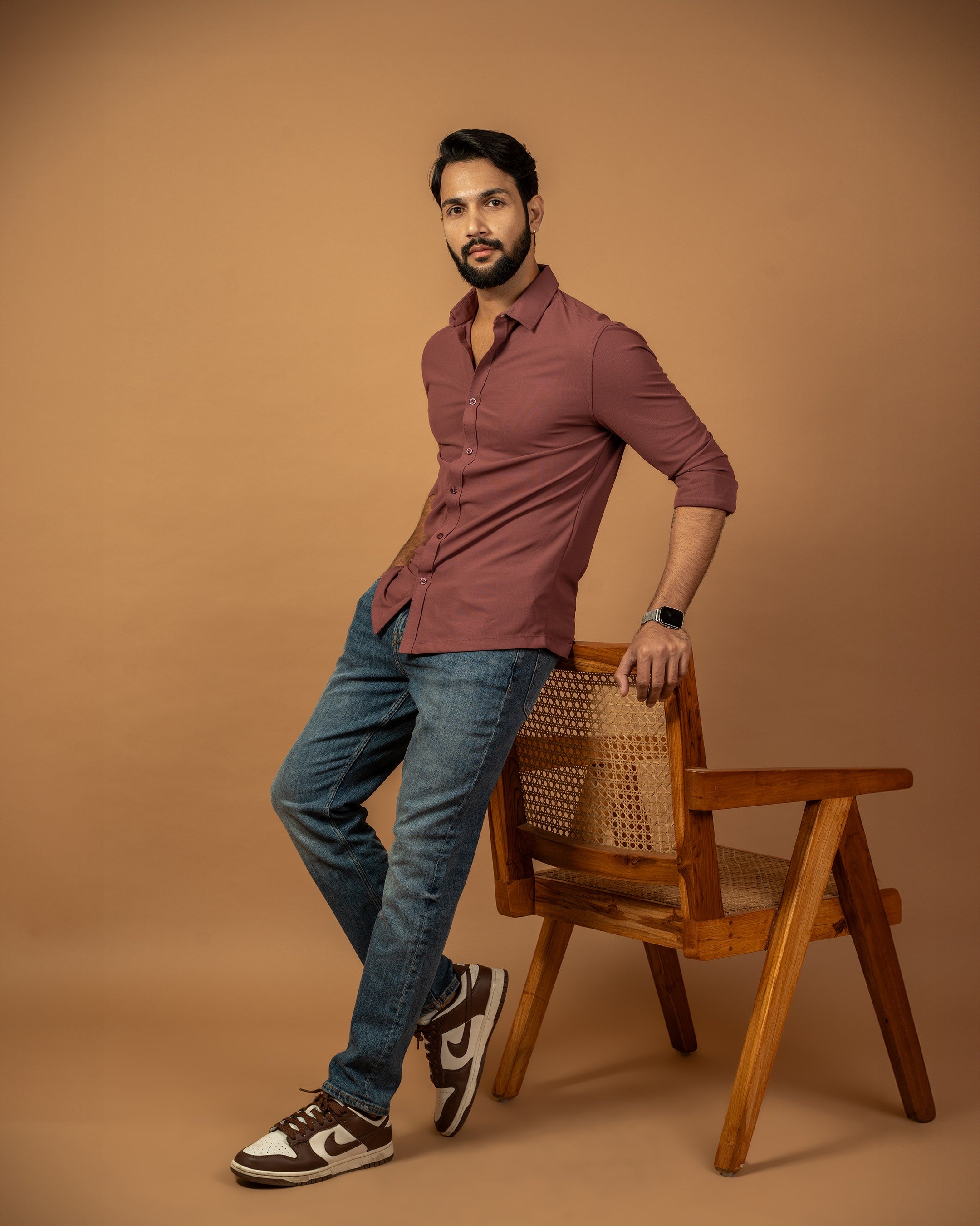 FabrIQ Maroon Shirt