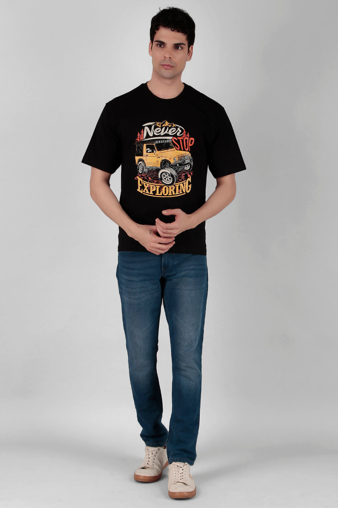 Never stop exploring Printed T-Shirt