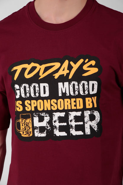 Good Mood Print T-Shirt