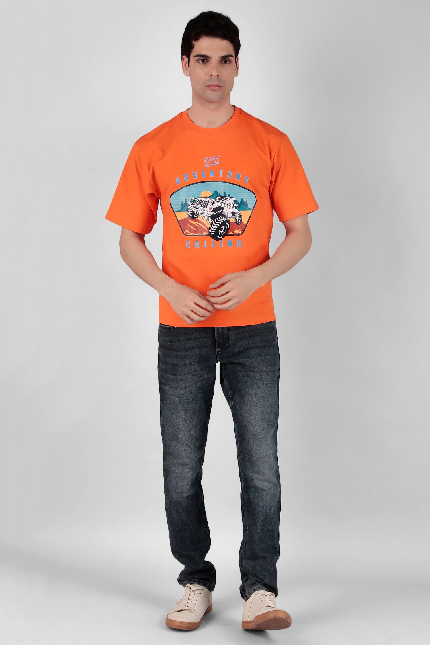 Adventure Calling Print T-Shirt