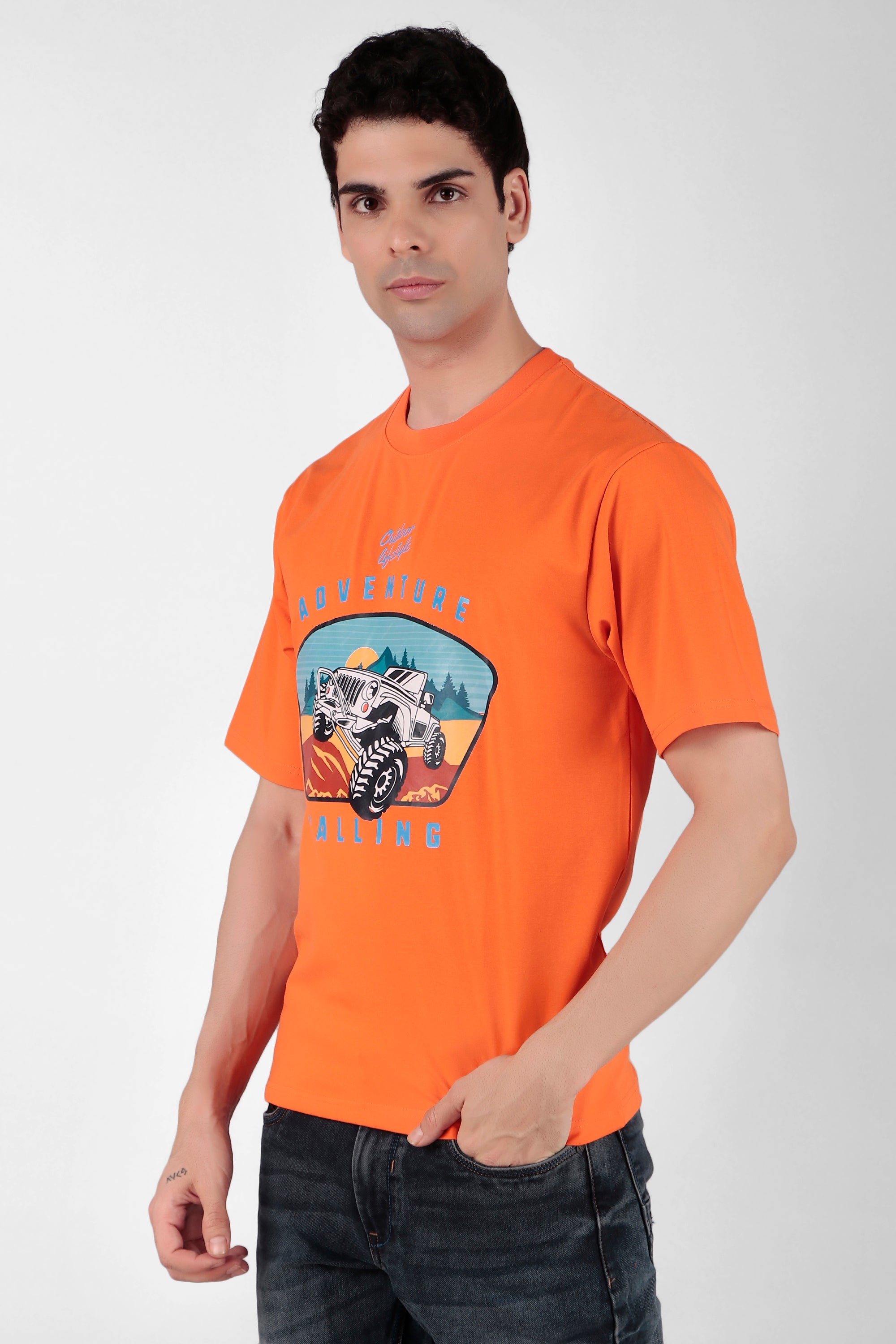 Adventure Calling Print T-Shirt