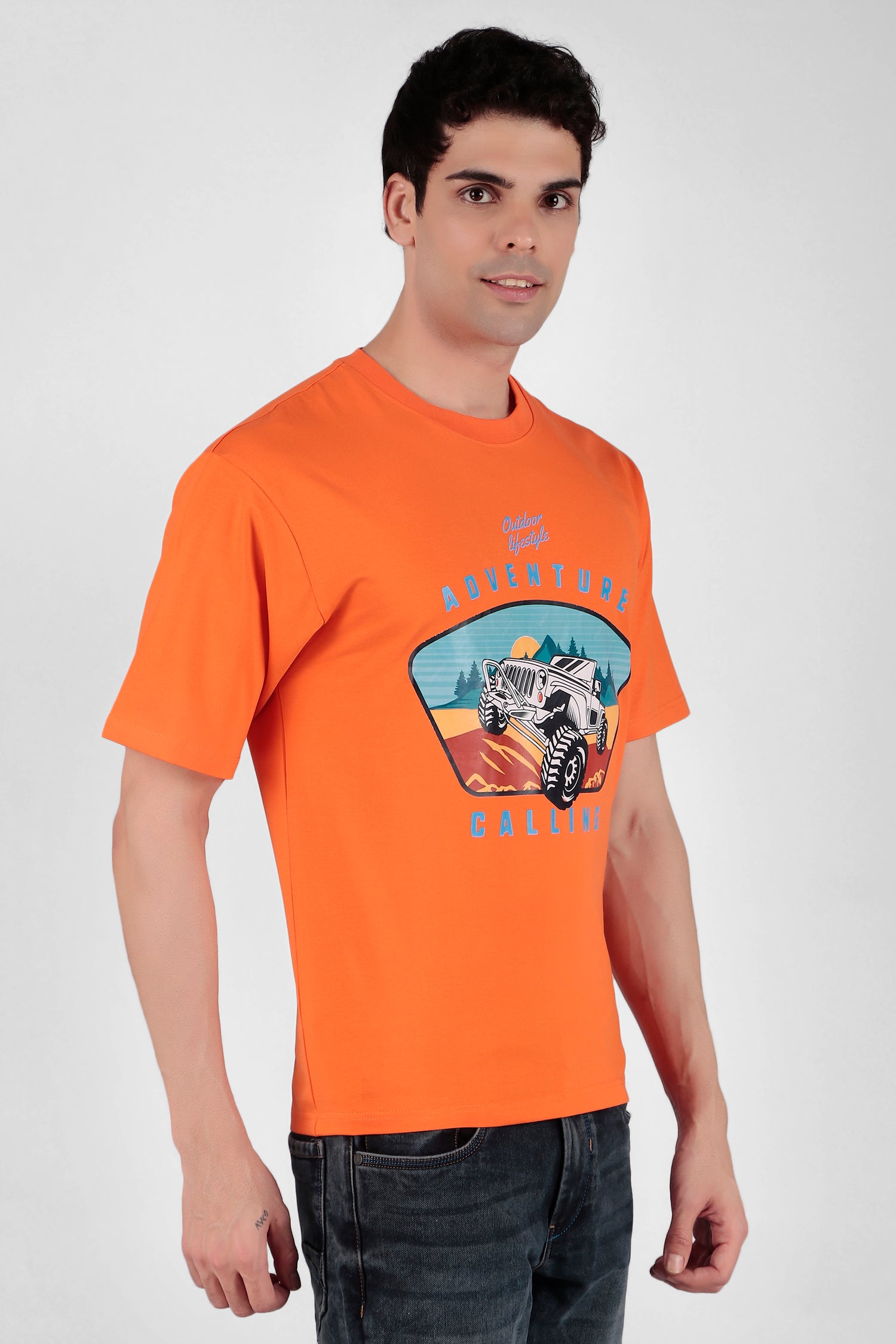 Adventure Calling Print T-Shirt