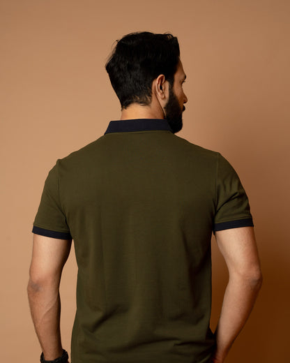 Classic Polo – Olive Green