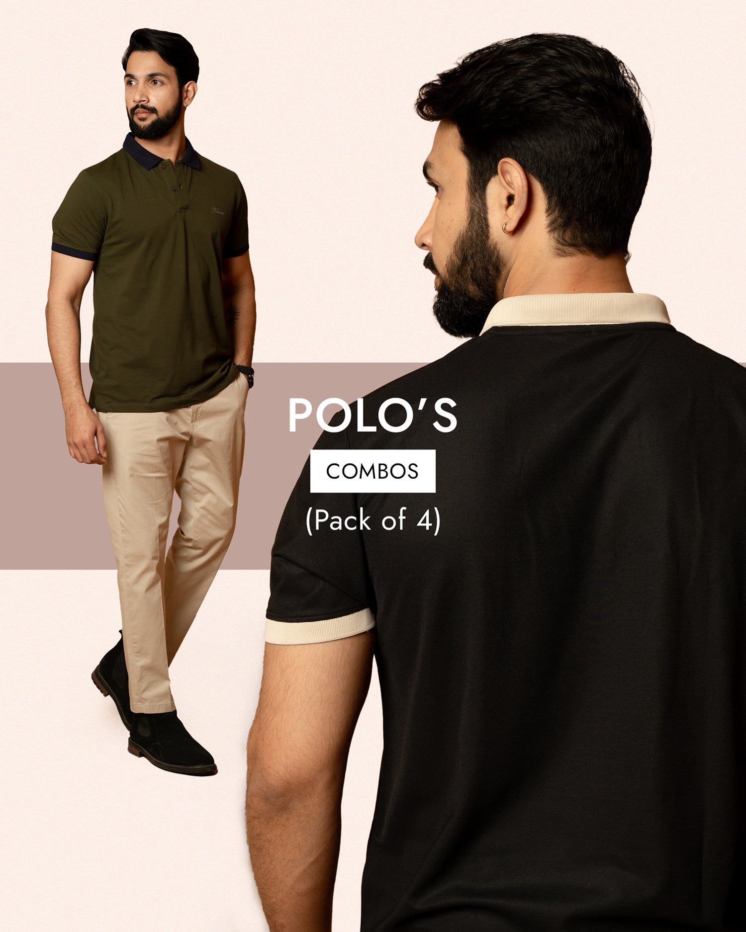 Pack Of 4 Polo T-shirts