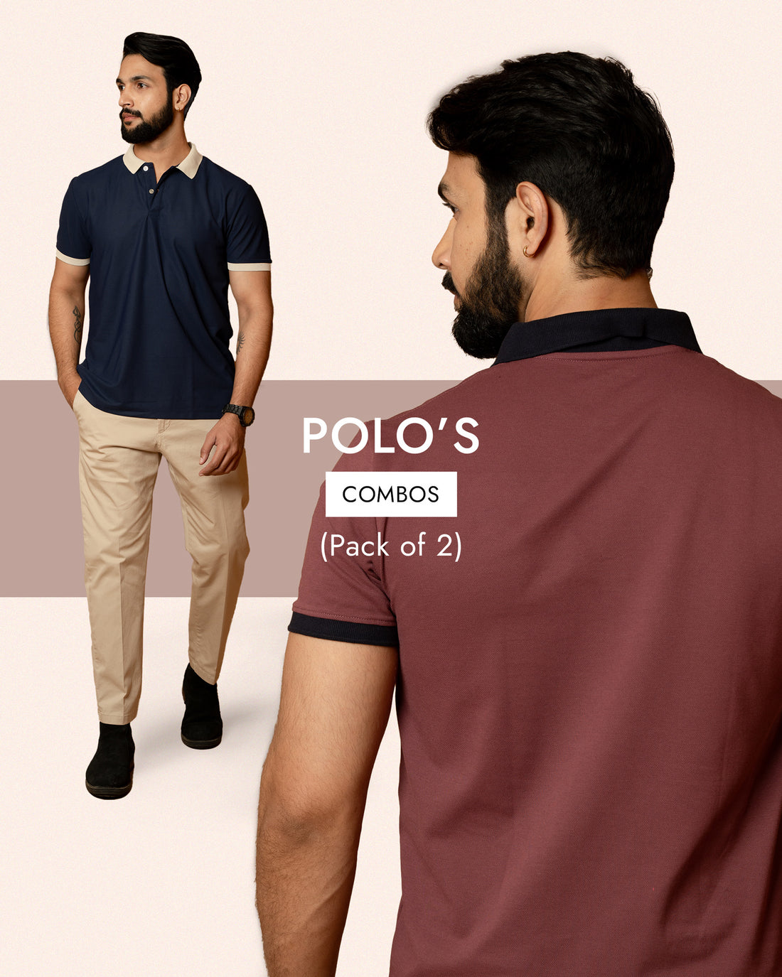 Pack Of 2 Polo T-shirts