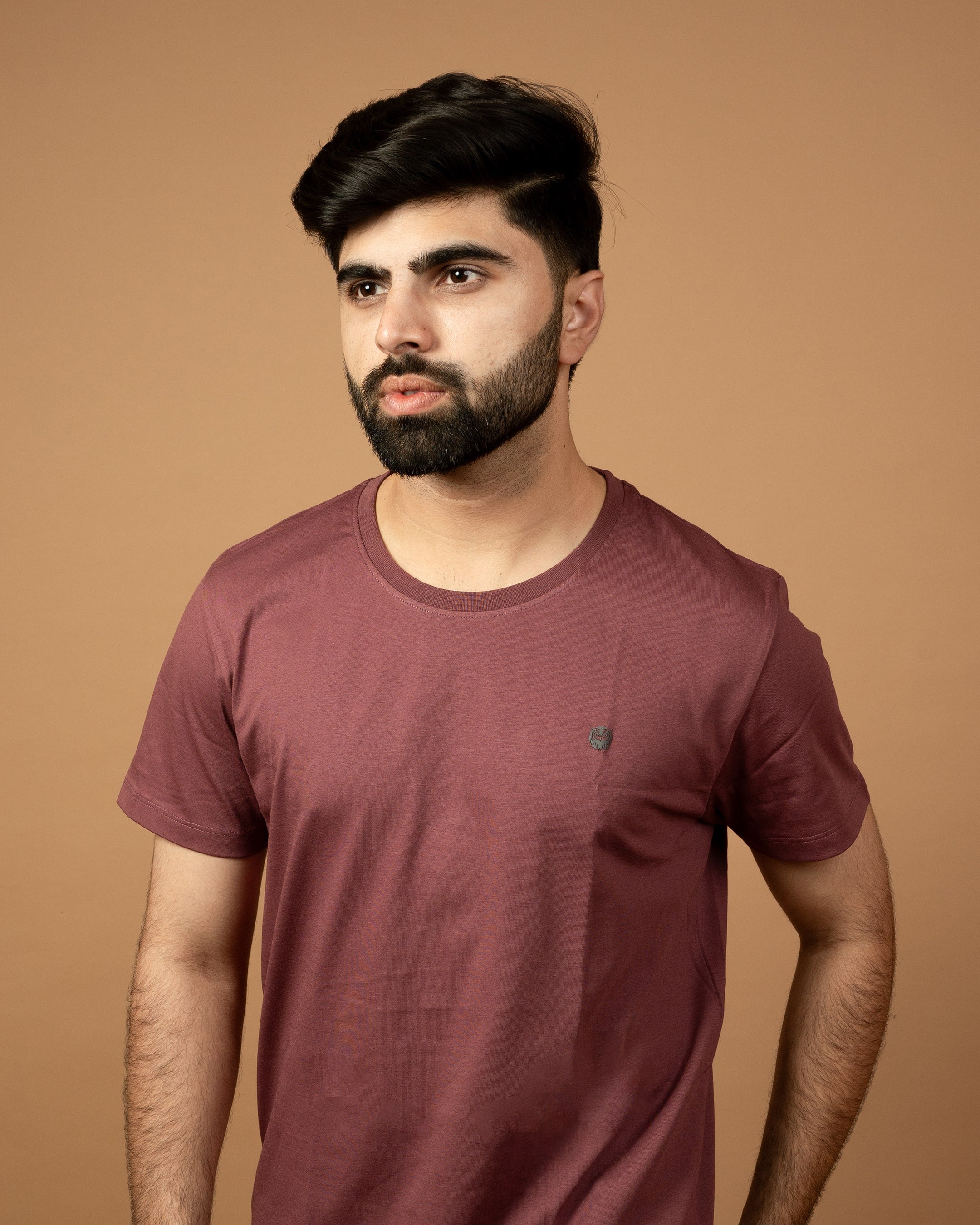 Crew Neck Tees – Dusty Rose