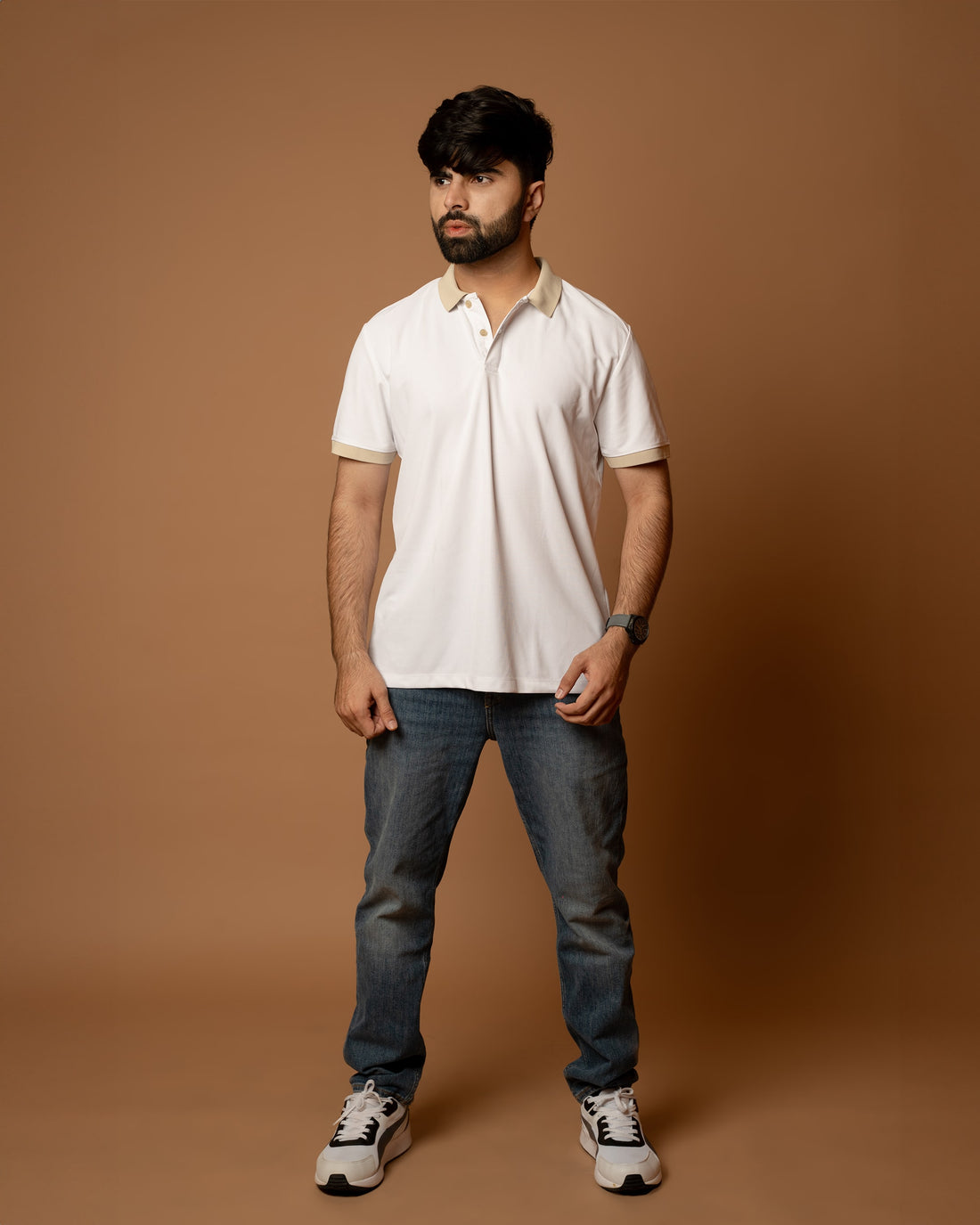 White Classic Polo Shirt