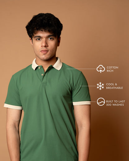 Spring Green Polo Tshirt