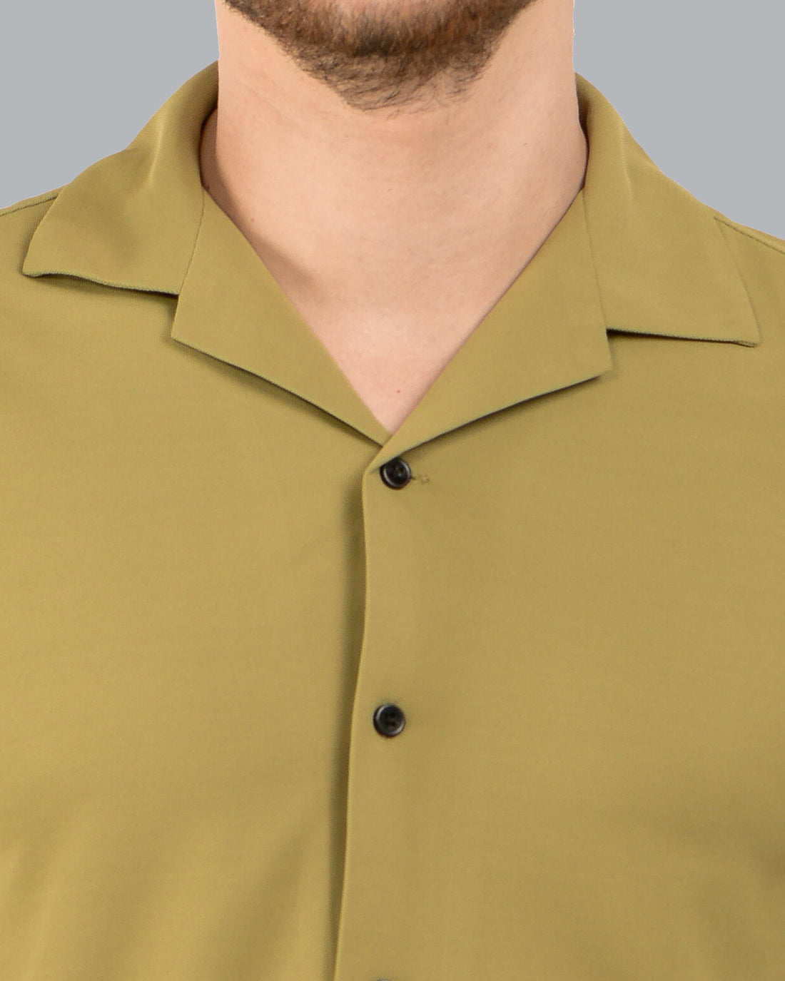 Retro Knit Shirts Plain – Khaki