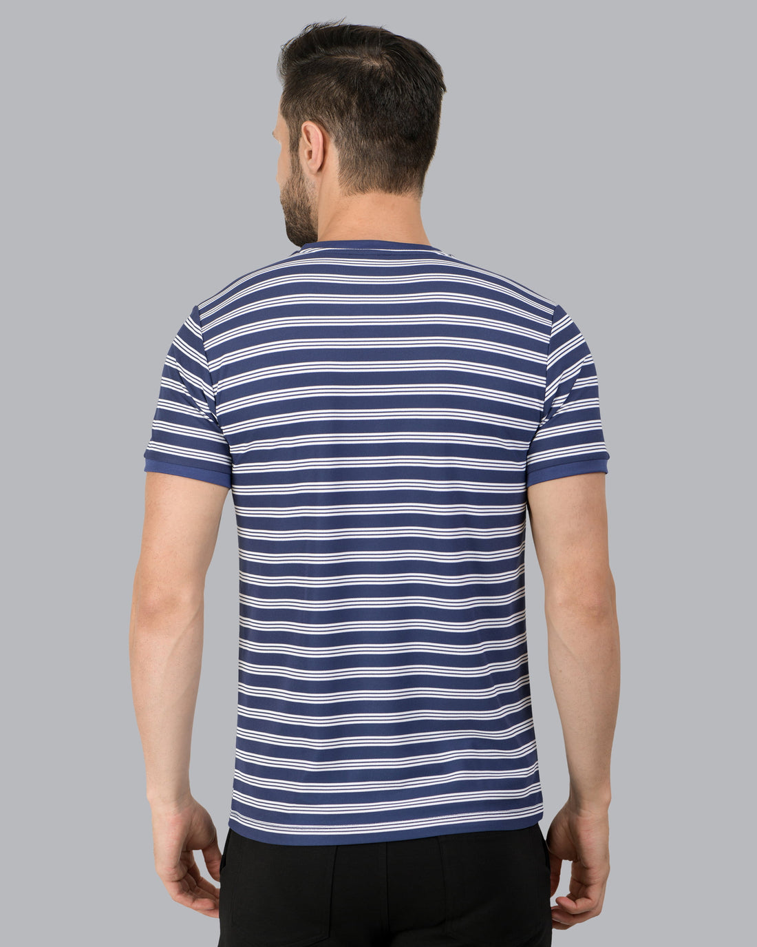 Stripe End Tees – Navy