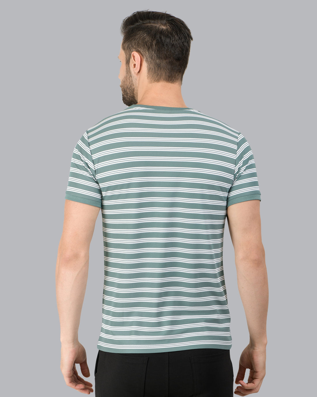 Stripe End Tees – Green